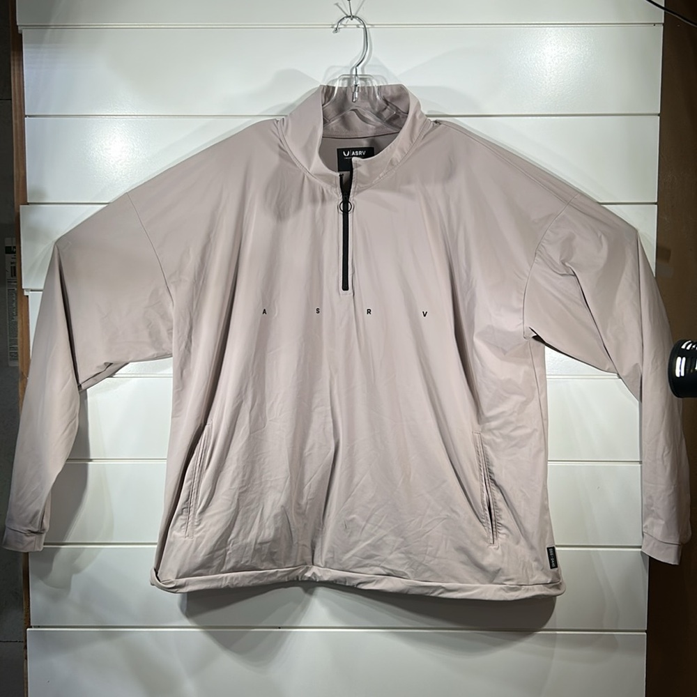 ASRV DSG-0440. Tetra-Lite™ Quarter Zip Jacket - Cinder - Picture 2 of 8